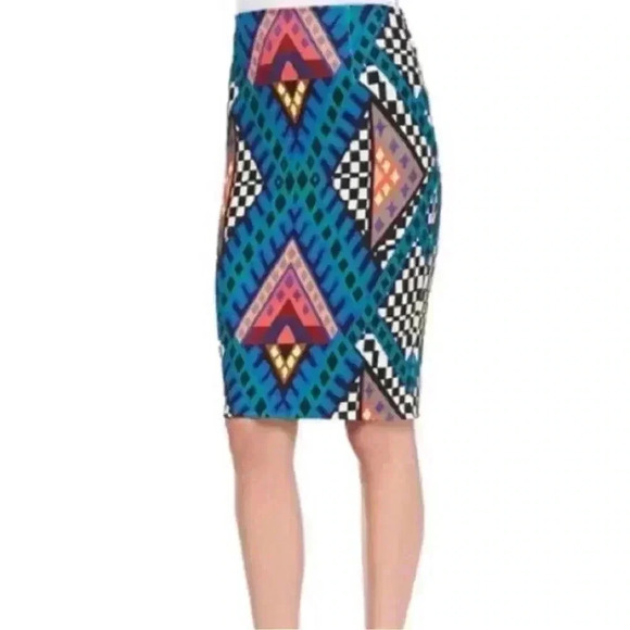 Mara Hoffman printed pencil skirt medium - Picture 1 of 4
